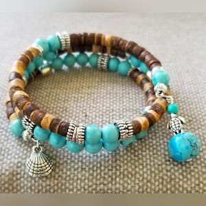 Handmade Memory Wire Bracelet